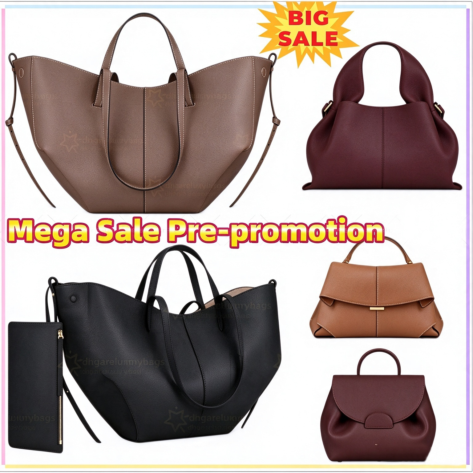 Designer Bags Tote luxury shoulder bag Half Moon Bag Smooth Leather Shoulder Bag Black Tote Leather Bag Fashion Women Cross Body Bag luxury bag bags