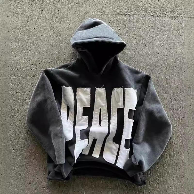 Designer Oversized Unisex Streetwear Letter 3D Print Hoodie Long Sleeve Loose Pullover Casual Top Spring Autumn Plus Size XS-4XL