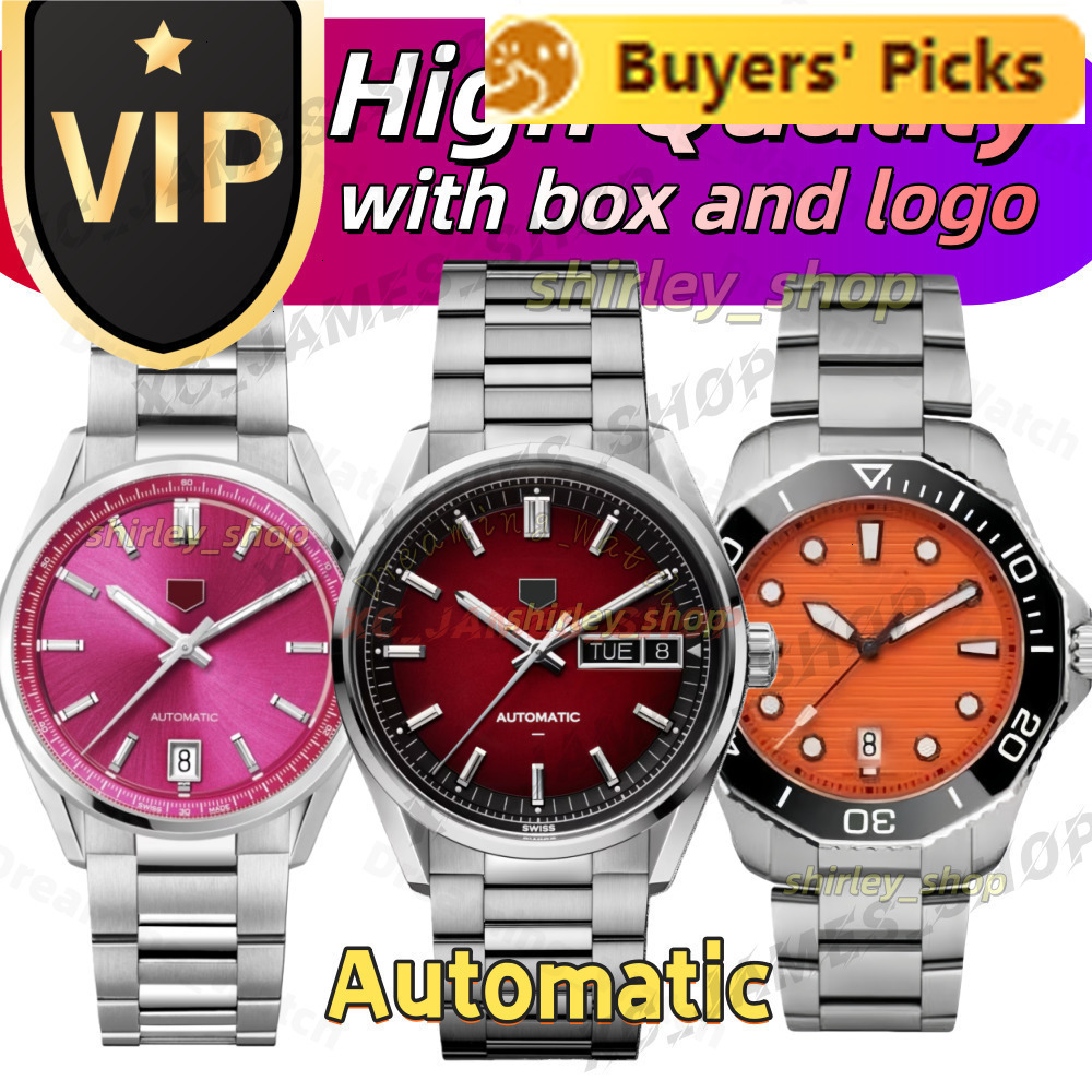 26ss Tagly Heuererlynes Watch Mens F1 Carrrera watch Luxury AAA Designer TOP Quality Watch SuperClone watch Monaco Watch Quartz Automatic Mechanical