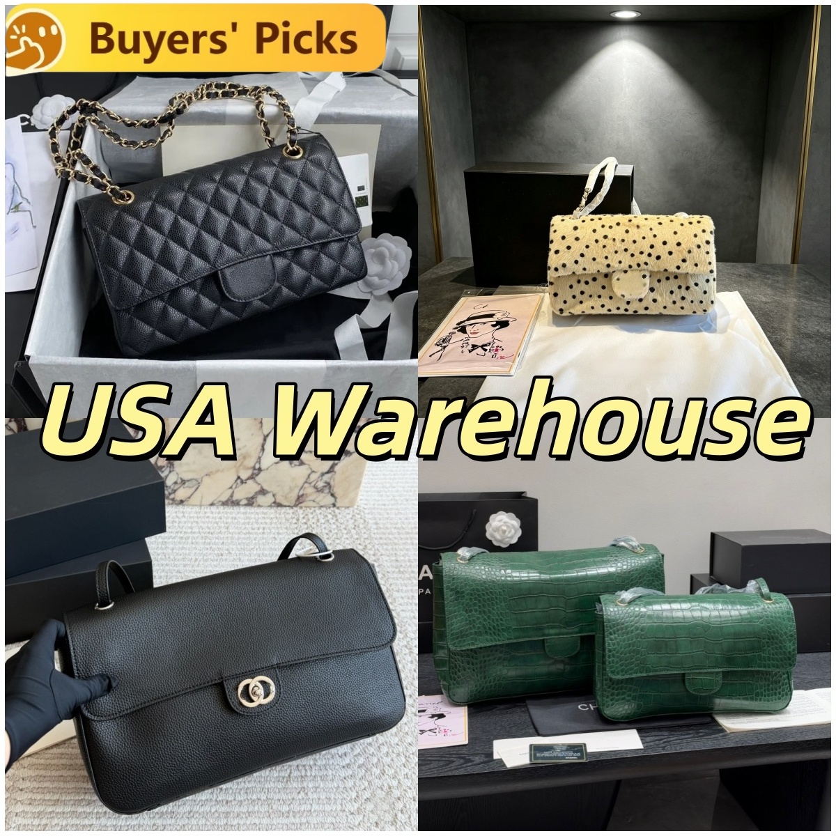 sac de créateur pour femme Classic Flap Maxi Flap 25 Mini sac de luxe design Sacs de créateurs 2026 Tendances sac à main sac à main bandoulière s