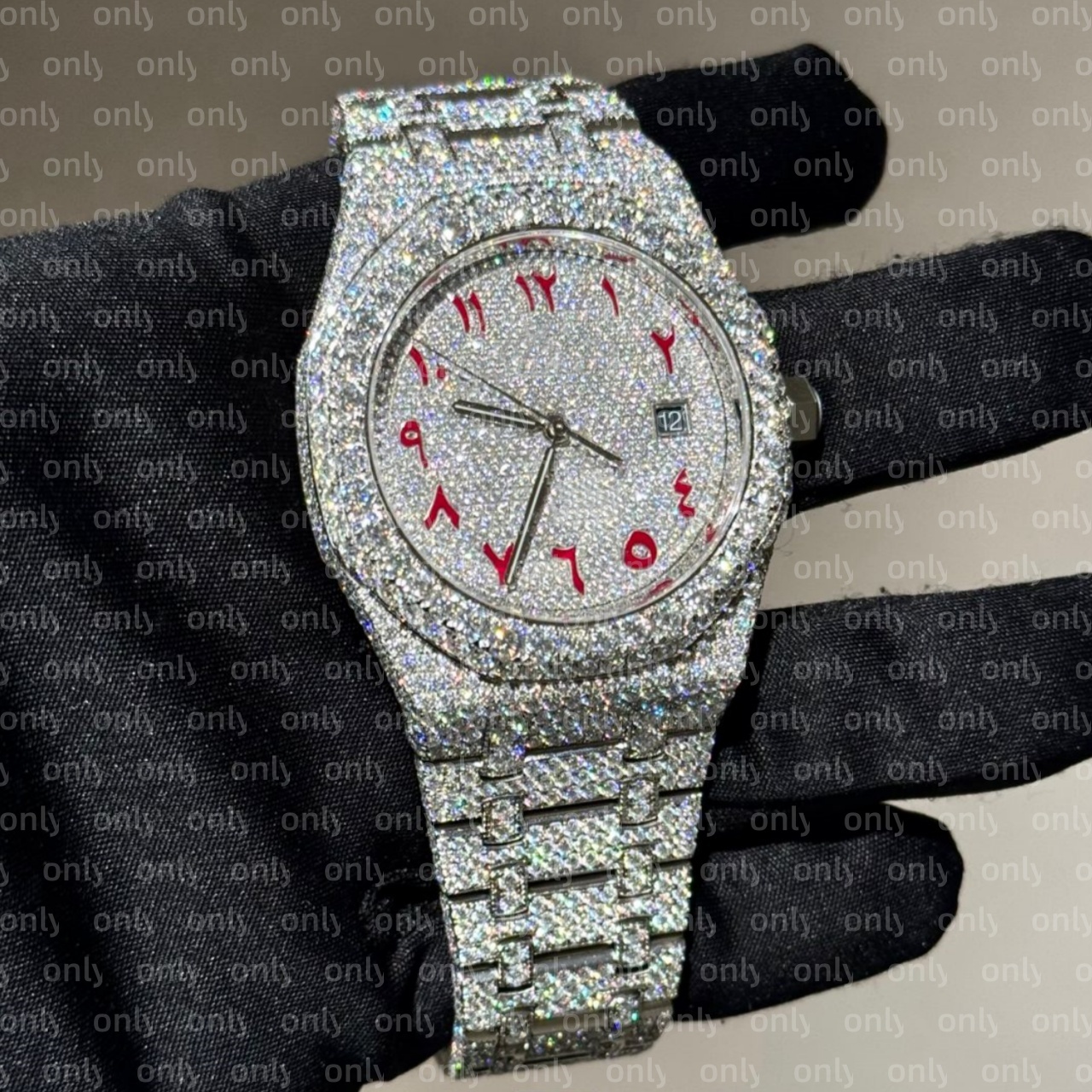 diamond watch designer luxury mens moissanite watch mossanite watch iced out watch women watches men diamond montre watch watches men moissanite Mon