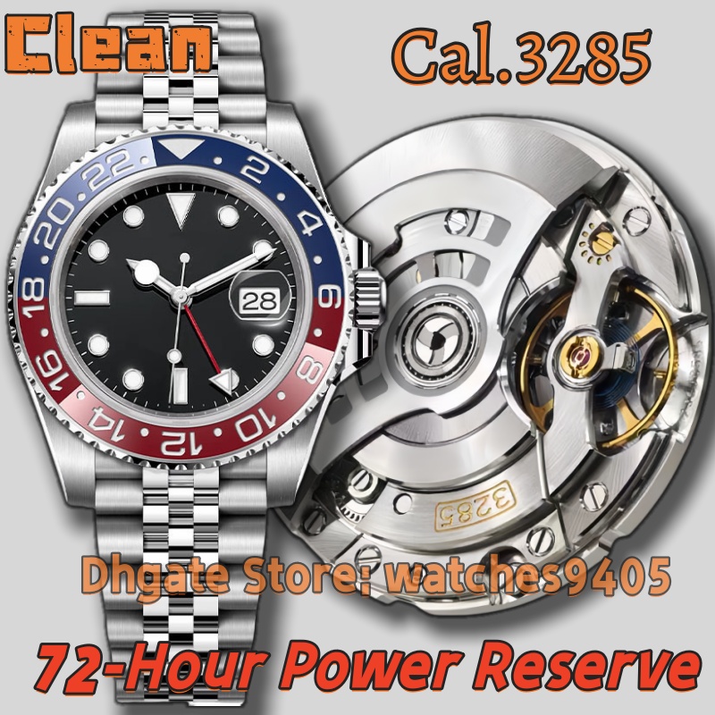 Clean Factory Luxury Mens Watch Designer Watches 40MM Super Quality Watch 3I86/3Z85 Movement Automatic Mechanical Watch 72 hour power reserve Waterp