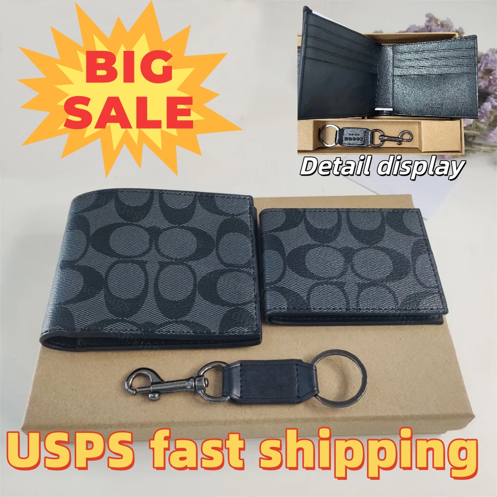 coachers designer wallet mens set men women 3pcs card holder mens wallets designers purses unisex card holders designer cardholder rectoverso wallet