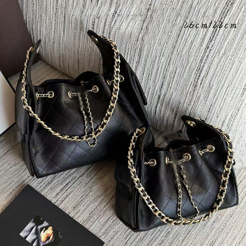 Mini Hobo Bags 25 Designer Shoulder Bucket Purses with 2 Pocket Chain Bag 25bag 25S Suede Leather Coffee Handbags Totes Bag