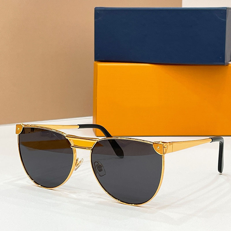 Luxury Designer Metal Mens Sunglasses Double Beam Pilot Metal Sunglasses Z7329U Hot Selling Brand Classic Corner Decorative Glasses Business Leisure