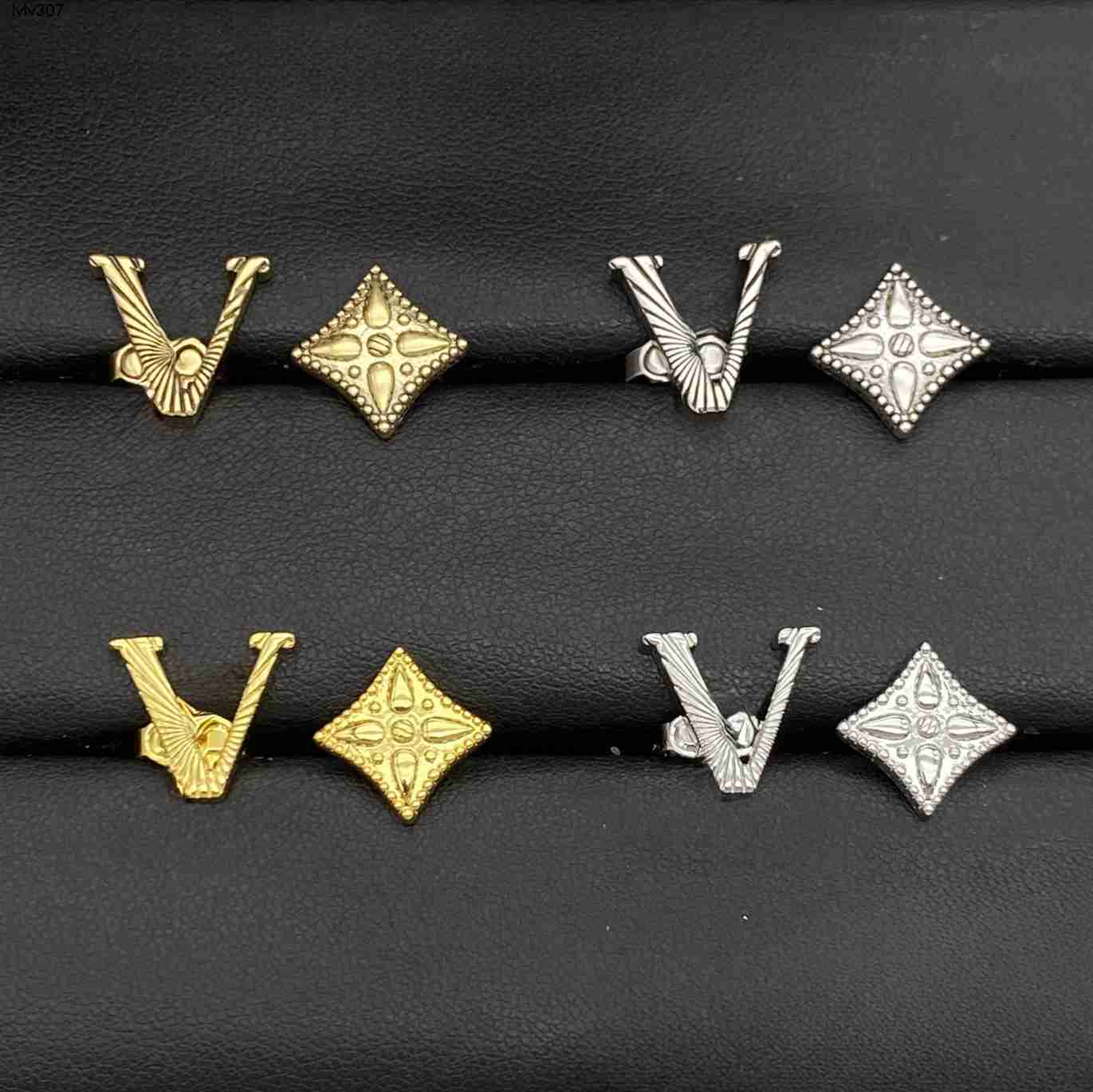 Stud 12A top high quality 1 1 Designer Stud earrings Earring party jewelers without box