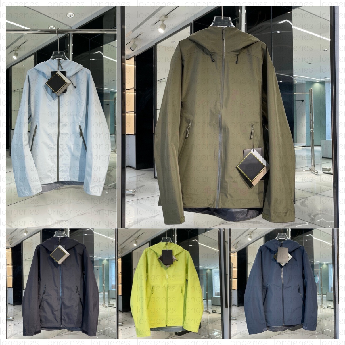 Waterproof Men Jacket GORE TEXPROS Jackets For sports Casual Designer Three Layer Outdoor Male SV/LT Hiking Lightweight warm Women zipper Jacket