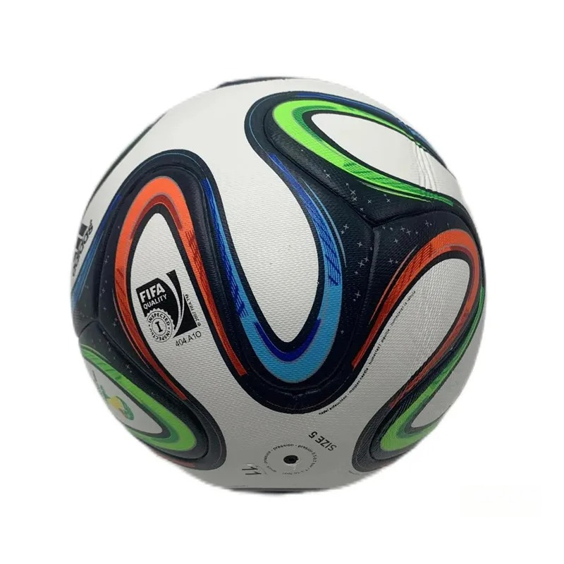 New Soccer Balls Wholesale R World Authentic Size 5 Match Football Veneer Material Jabulani Brazuca Free Shipping