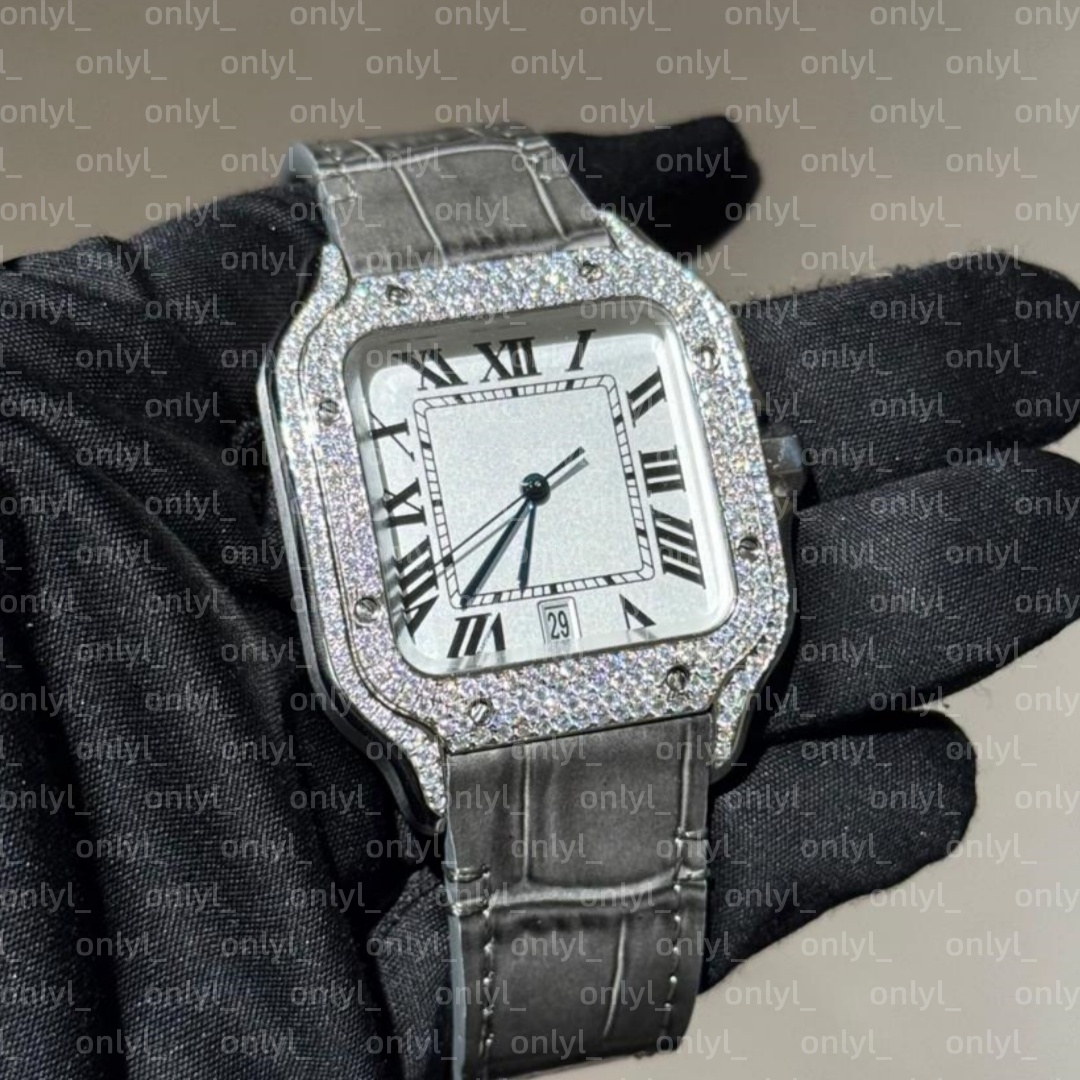diamond watch designer luxury mens moissanite watch mossanite watch iced out watch women watches men diamond montre watch watches men moissanite Mon