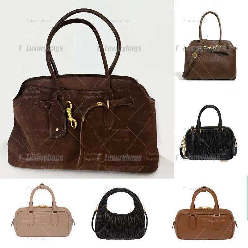 Shoulder Bags Suede Handbags Leather Tote Bag Designer Style Shoulder Bag Vintage Hardware Classic Satchel Clutch Womens suede Hobo Bag Metal Chain