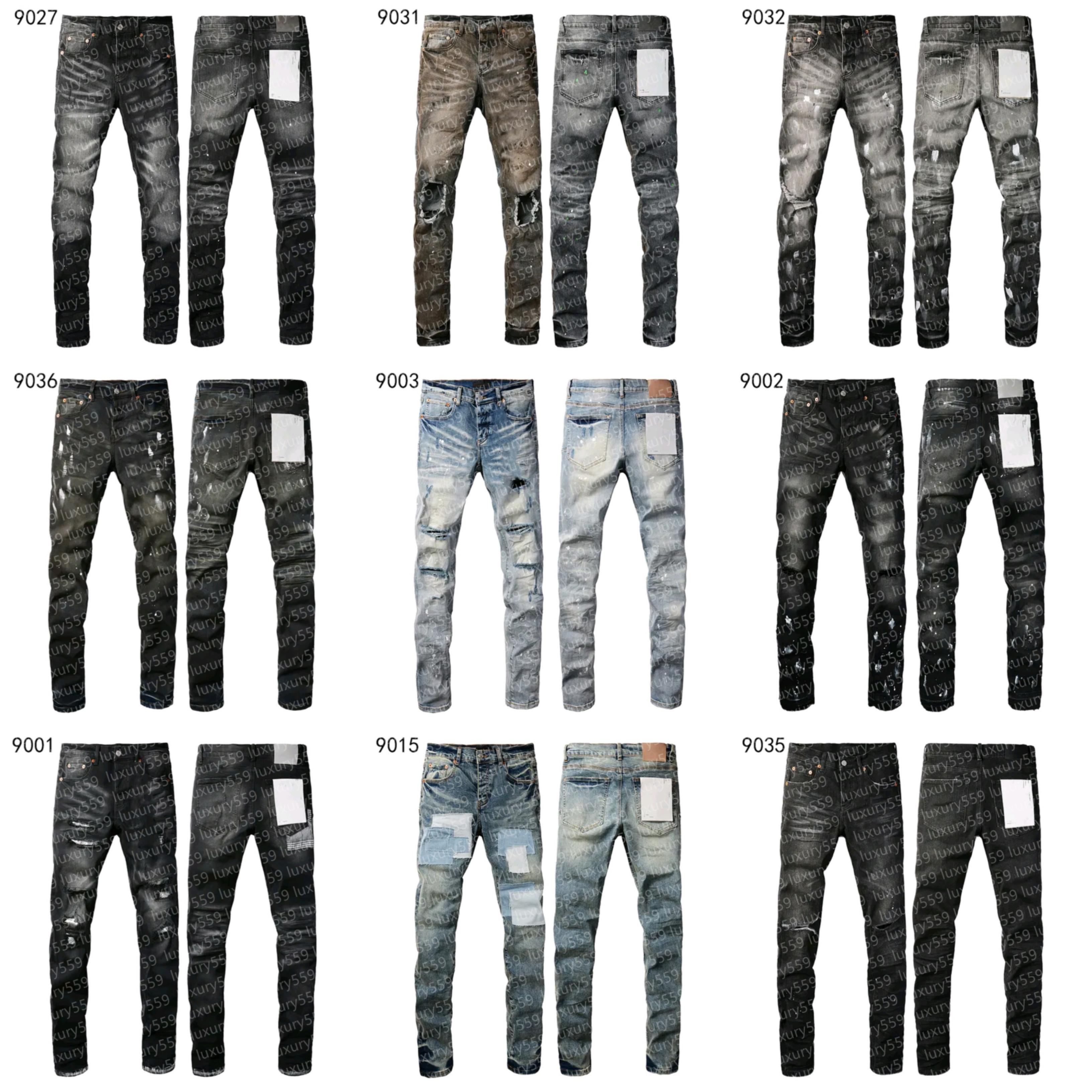 Jeans pour hommes pantalons de créateurs jeans en denim de haute qualité jeans déchirés à la mode pantalons longs pour hommes en détresse denim j