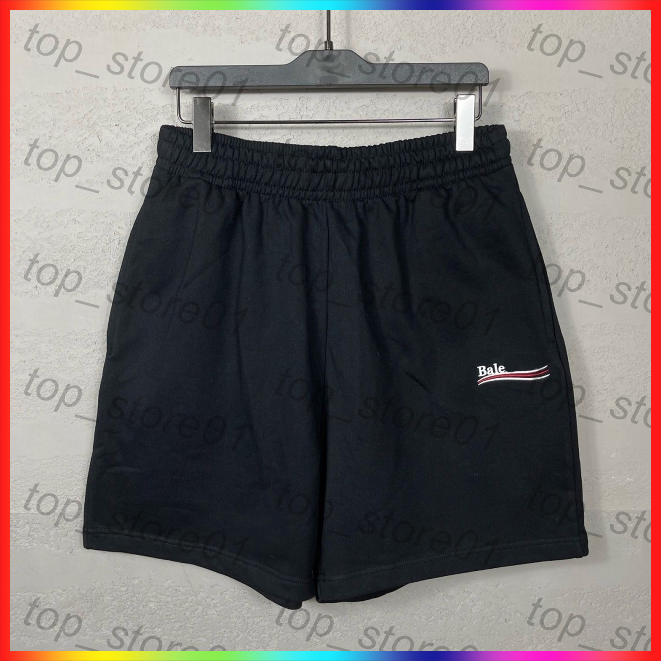 26ss New Summer Mens Plus Size Designer Shorts Europe France Top Sell Luxury swim shorts Embroidered Letter Shorts Paris Fashion Women Loose streetw