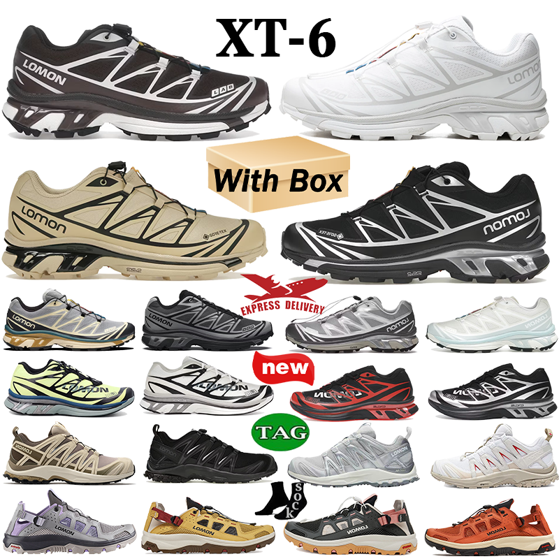 Designer shoes XA Pro 3d salomanshoes xt6 womens mens trainers GTX Silver Triple Black White Safari Brown Safari Outdoor Recreation France Jogging R