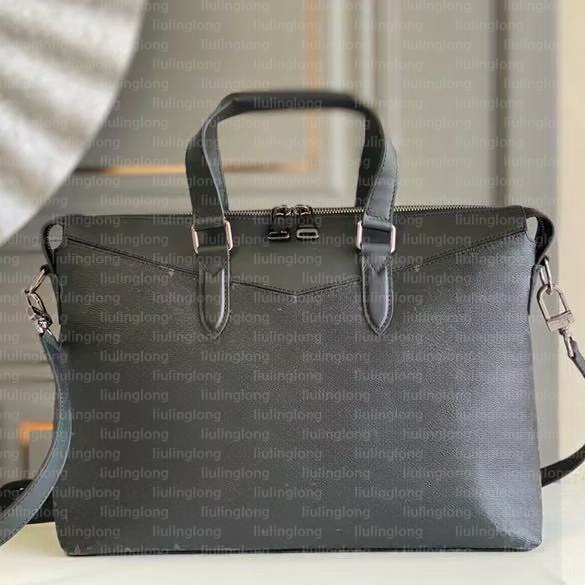 Men Briefcases Luxury Designer Briefcases Bags Maison Briefcase Messenger Bag Leather Crossstripe Handbag Collection Bag Crossbody Business Office S