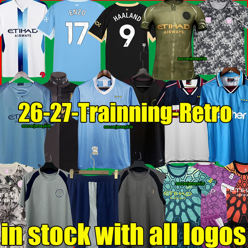 3XL 4XL ENZO mman ccity Soccer Jerseys BOUADDI NDIAYE Kits SEMENYO FODEN HAALAND 2026 Blue Moon Jersey MAN 4th football shirt cities 26 27 CHERKI ki