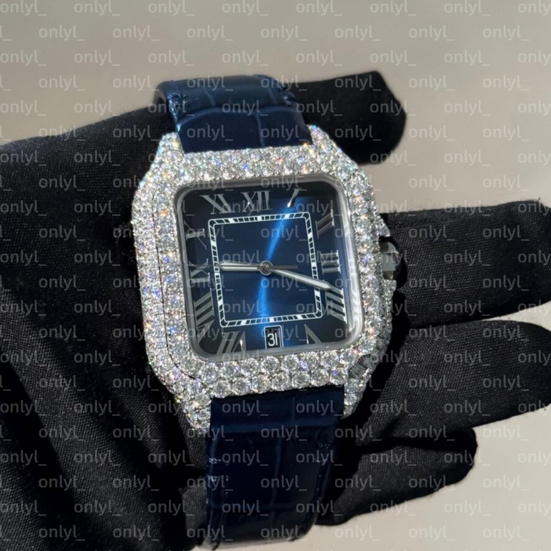 diamond watch designer luxury mens moissanite watch mossanite watch iced out watch women watches men diamond montre watch watches men moissanite Mon
