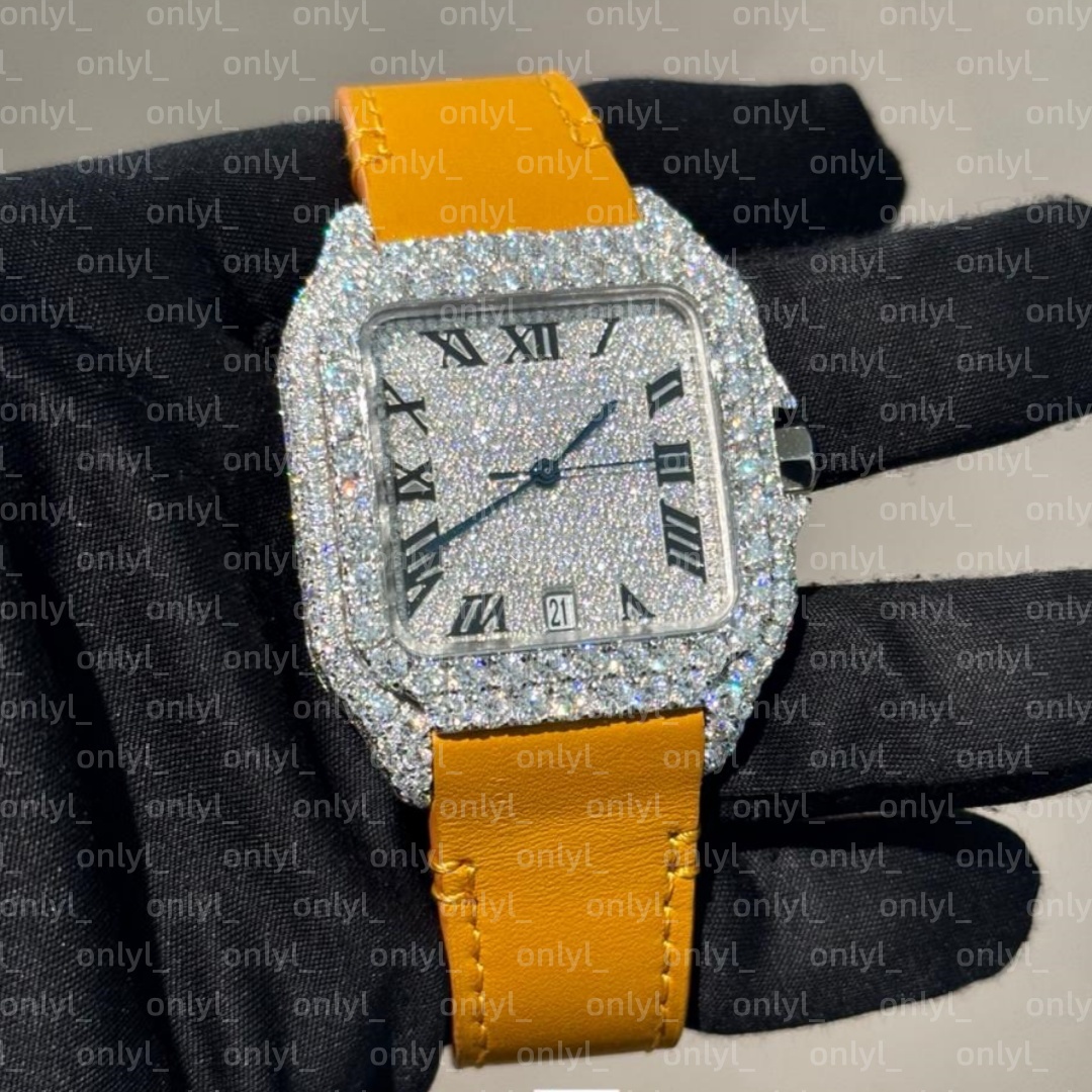 diamond watch designer luxury mens moissanite watch mossanite watch iced out watch women watches men diamond montre watch watches men moissanite Mon