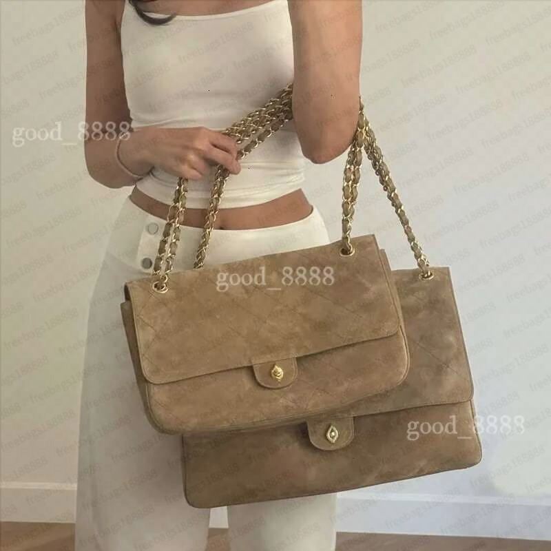 12A Women Designer Maxi Shopping max CF Shoulder Classic Flap Vintage Grained Calfskin Handbags Cowhide Leather Airport Tote Bag Luxury Suede brown