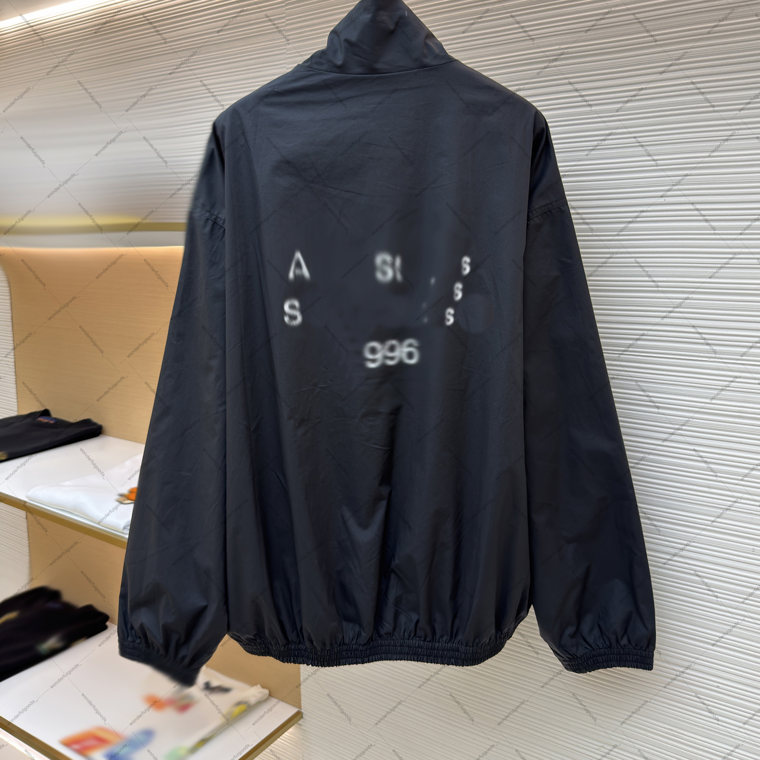 Mens designer jacket acid Stand Collar windbreaker jacket Nordic minimalist style embroidered Daily Casual Coat