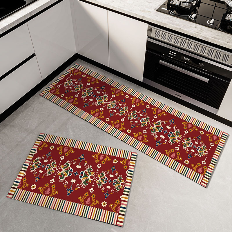 Tapis de sol doux en terre de diatomées, absorbant l'huile, résistant aux taches, absorbant l'eau, résistant à l'usure, lavable, tapis à longues