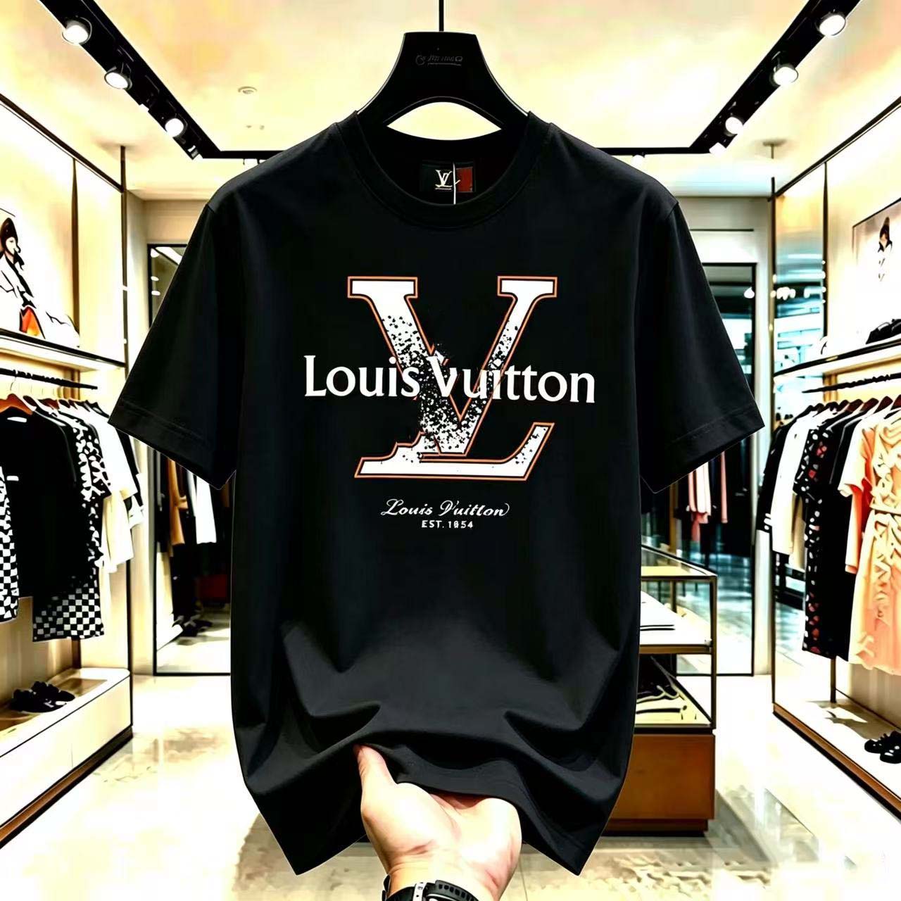 T-shirts pour hommes Designer T-shirt Casual Hommes Femmes T-shirt Lettres 3D Stéréoscopique imprimé à manches courtes Best-seller de luxe Me Clo