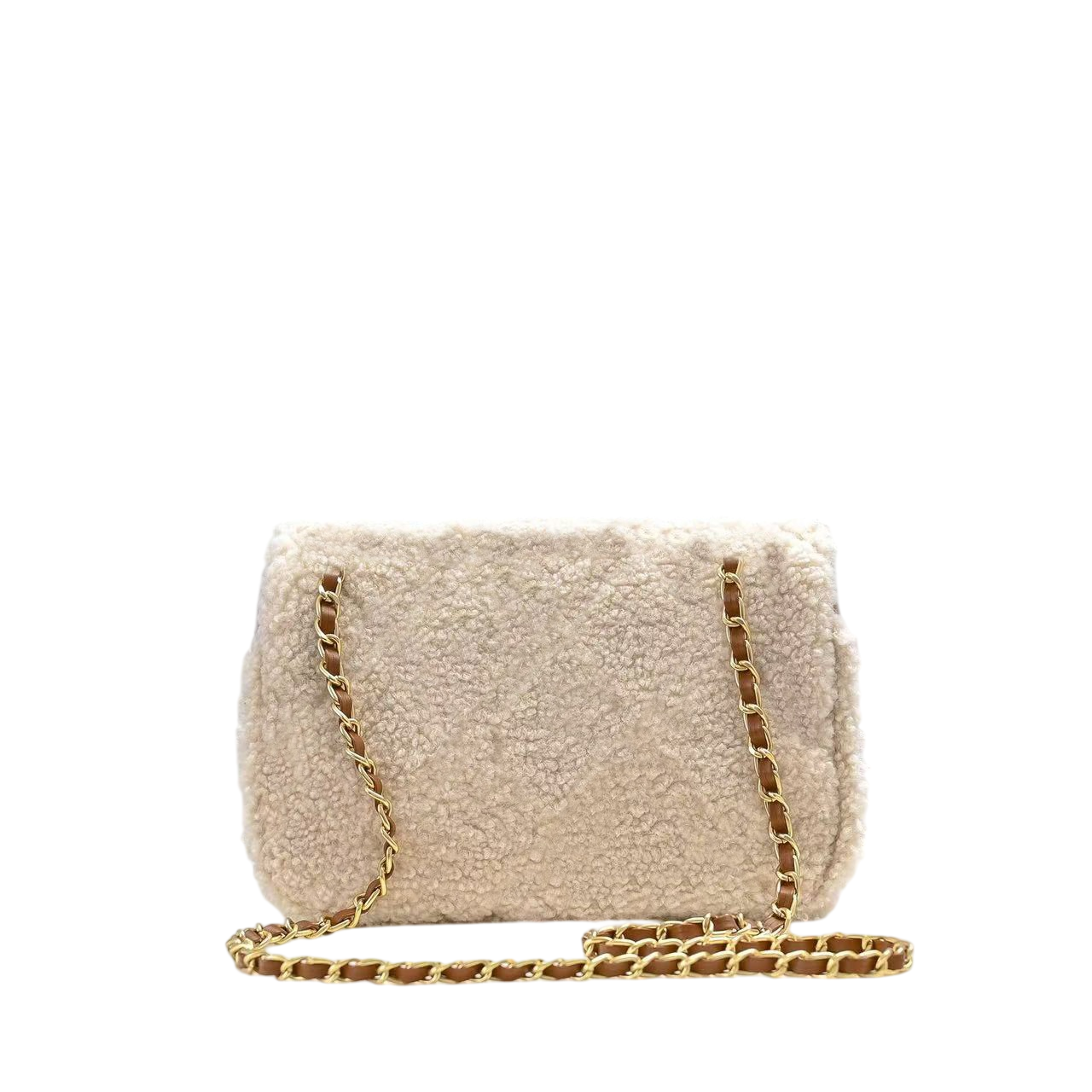2025 Furry Lamb Wool Armpit Shopping Bag Handbag Chic Luxury Designer Handbag - Multifunctional Leather Single-shoulder Makeup Bag and Crossbody Clu