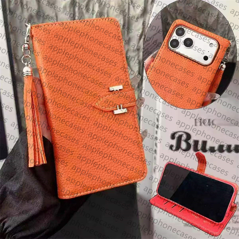 iPhone 18 Pro Max Case Luxury Leather Flip Wallet Phone Case for iPhone 17 Pro Max 16 Pro 15 14 13 12 15 Plus 16 Plus 17 AIR Case Designer Caviar Ca