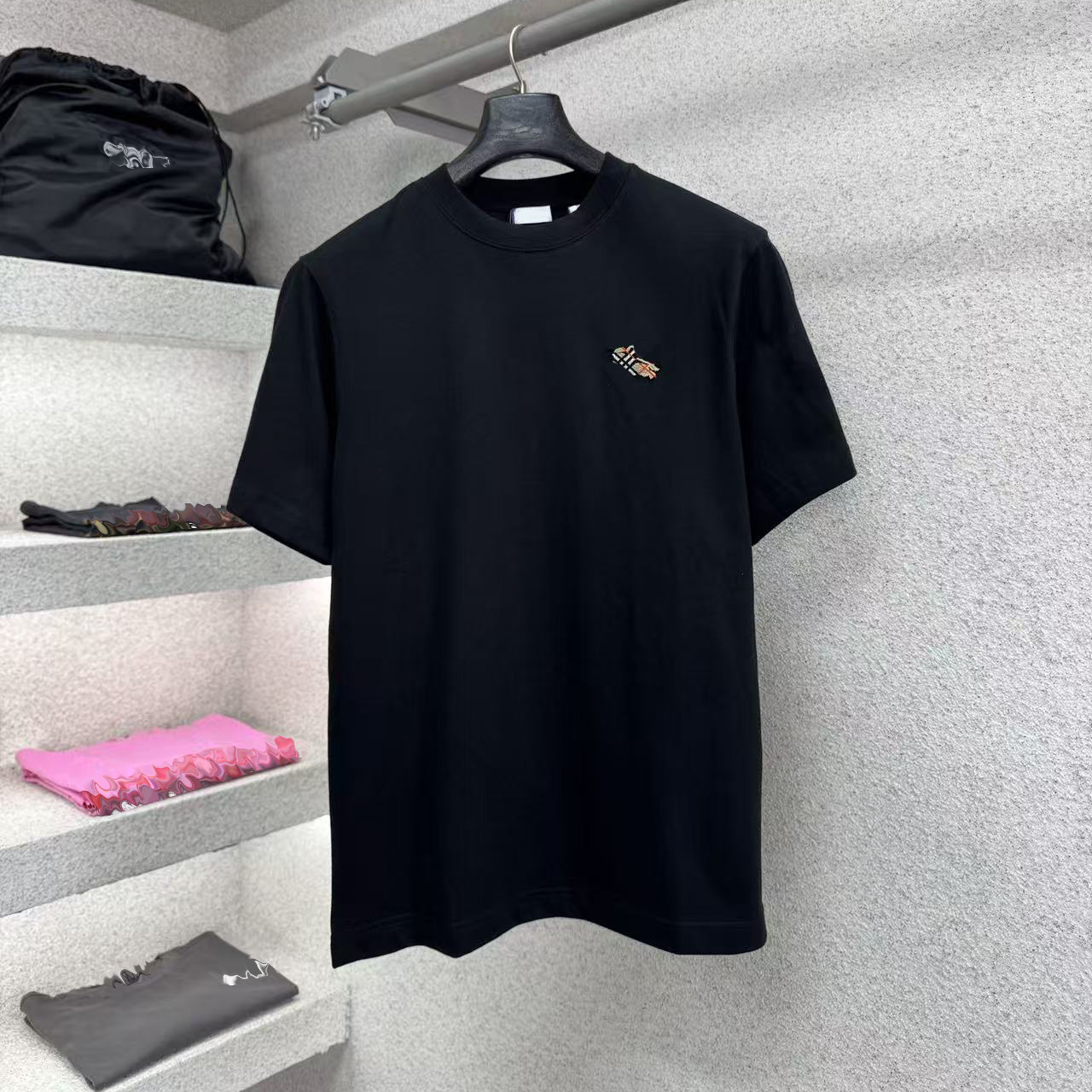 Designer brand clothing, high-quality men's T-shirts and polo shirts, round neck short sleeved T-shirts, loose and breathable versatile men&