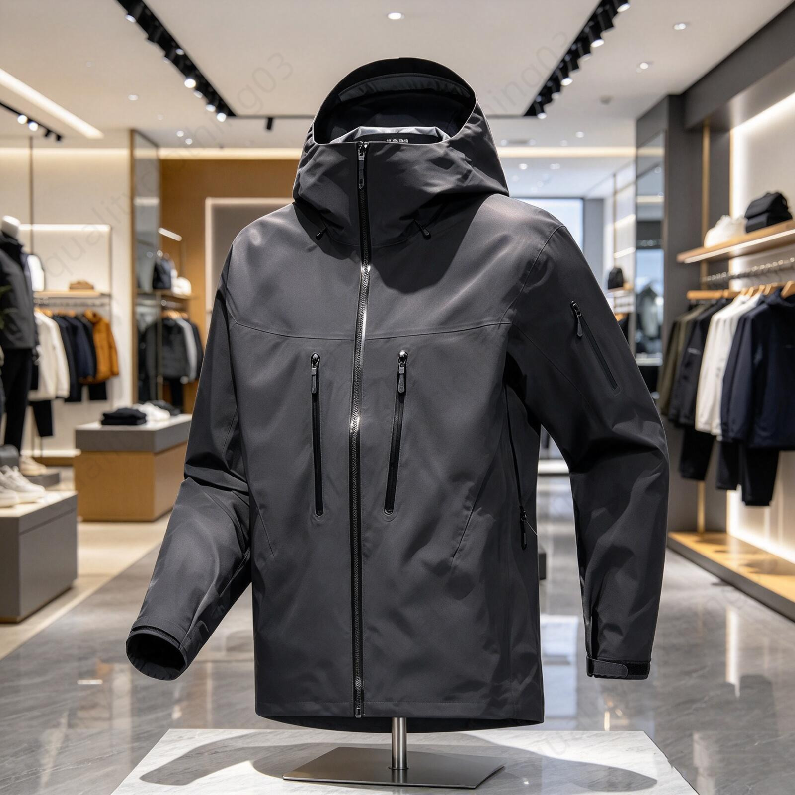 Arc Jacket Men Designer Jacket Women Jacket Goretex ALPHA Beta Hard Shell Zip Up Ski Jacket High Quality Waterproof Hood Windbreaker Autumn And Wint