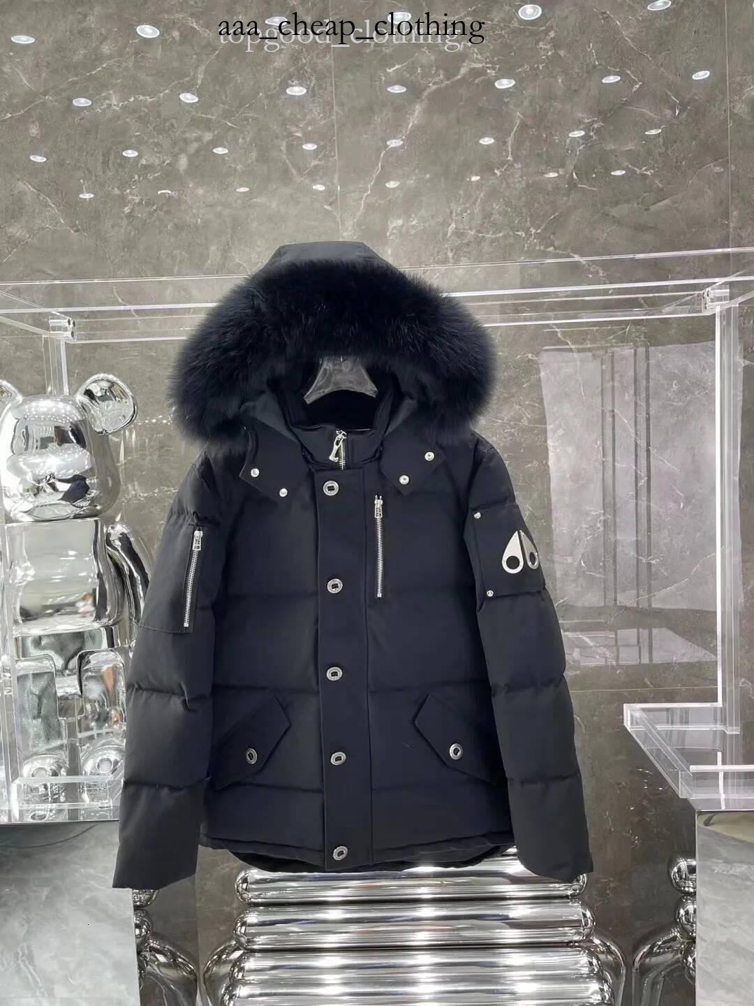 2026 AAA Duckmoosemoosely moose knunkle Jacket moose Down Jackets Designer Winter Outdoor Overcoat Waterproof Snow Proof Puffer Thick Colla NFC scan