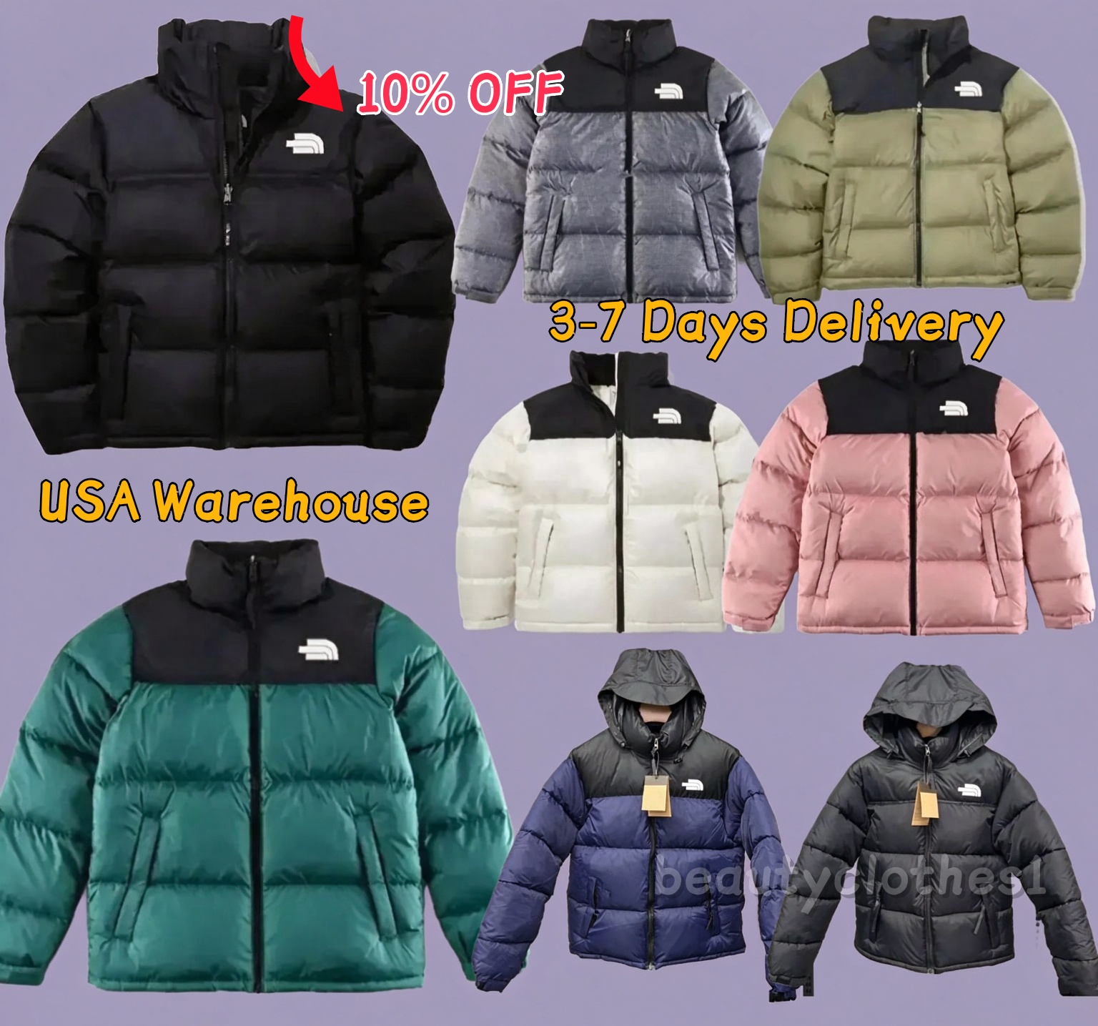 5A morrthssfacee jacket Men Jacket Designer Puffer Jacket Morthess Dace 700 Down Jackets Coats Peak Purple Unisex Unisex Long Sleeve Zipper 700 Fill
