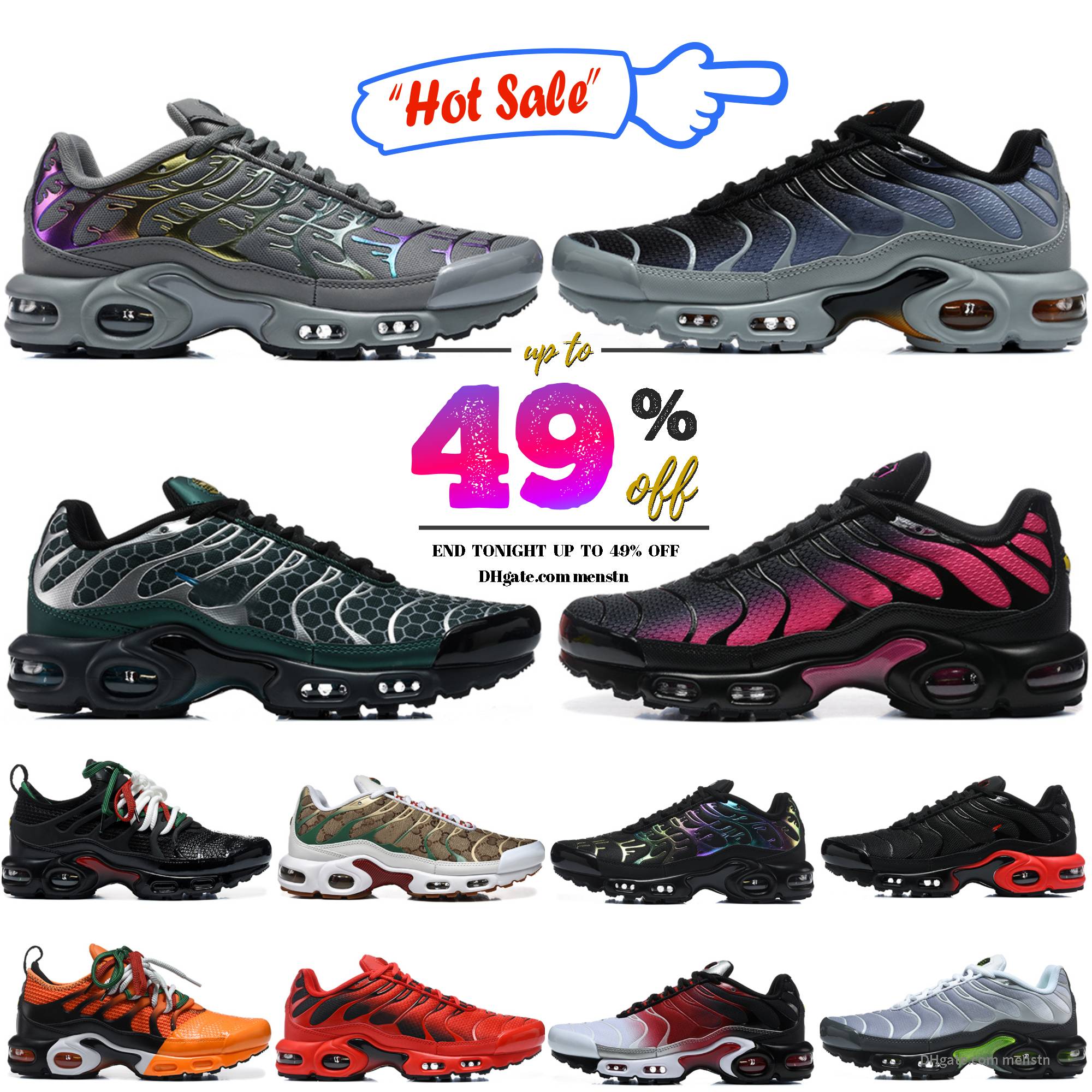 Designer Vapormmaxss Plus Mens Tn Casual Shoes Maxtns tns Triple White Black Sky Blue Gradient Dusk Unity Plus tnss Tennis Breathable Trainer outdoo