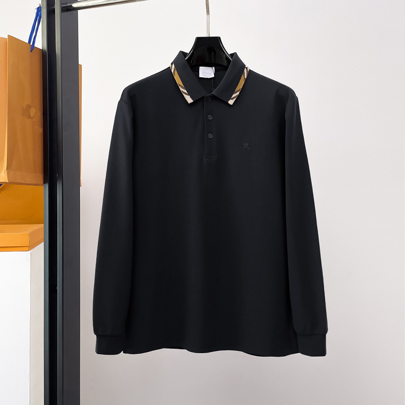 Vêtements de marque de créateurs, T-shirts et polos pour hommes de haute qualité, polos à manches longues pour hommes, hauts à manches longues à
