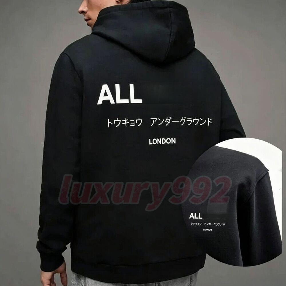 All Saint Men's Designer Hoodies Sweatshirts Cotton Loose Fit Unisex Pullover Print Autumn Winter Fashion XS-3XL