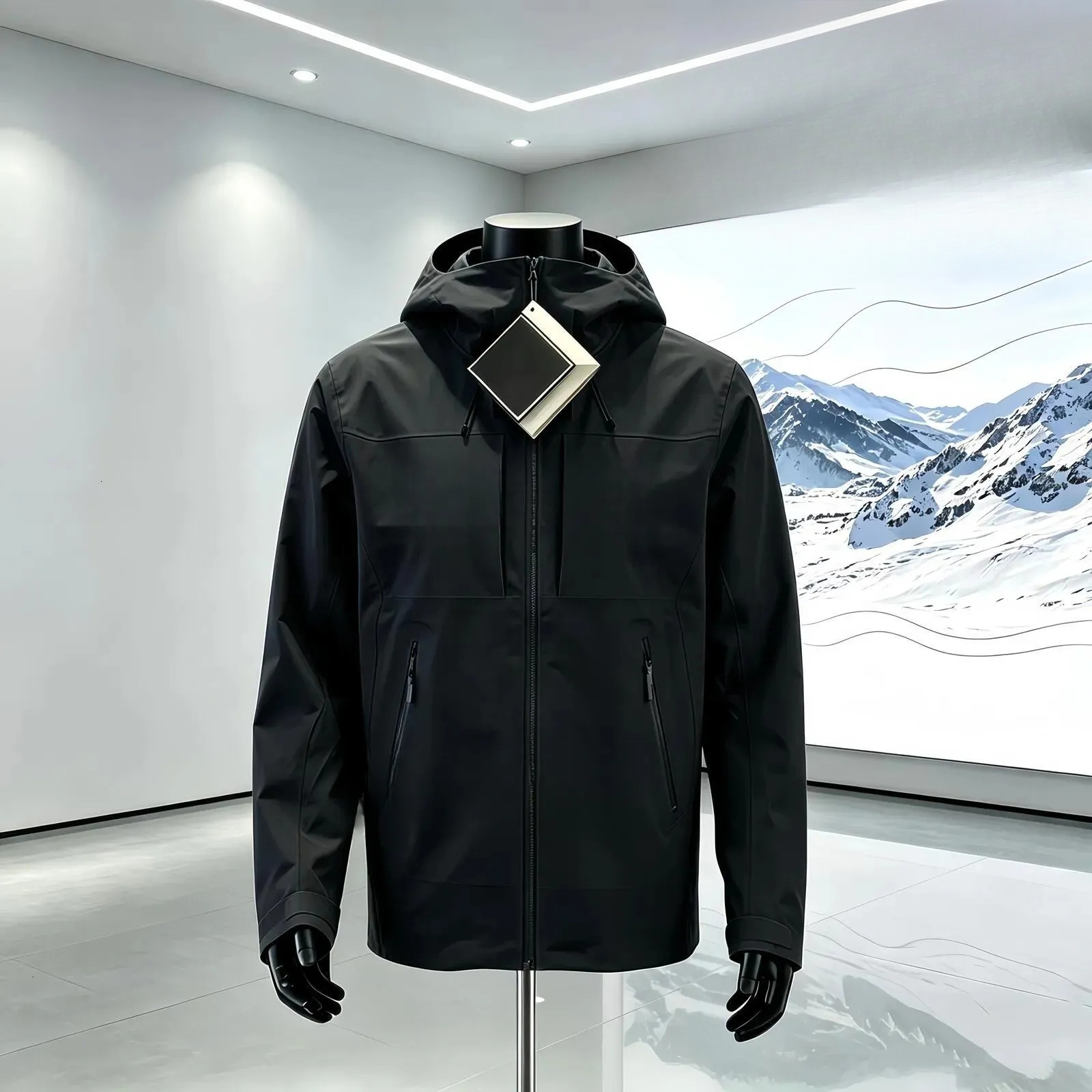 Arcterity Mens Jackets Designer Jacket Bone Bird Arc Alpha Hard Shell Series Seam Taped Ripstop Shell Coat Jacket Coat Water Repellent 0A7