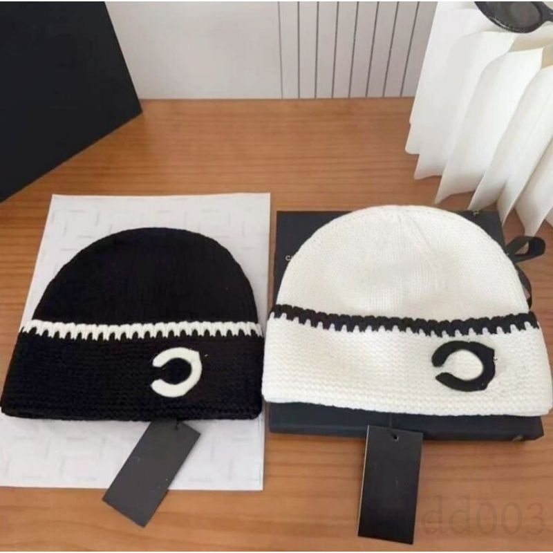 Winter Knitted Designer Beanies Ribbed Skull Caps For Men Women Bonnet Travel Ski Warm Simple Outdoor Black White Grey Mens Beanie Designers Classic