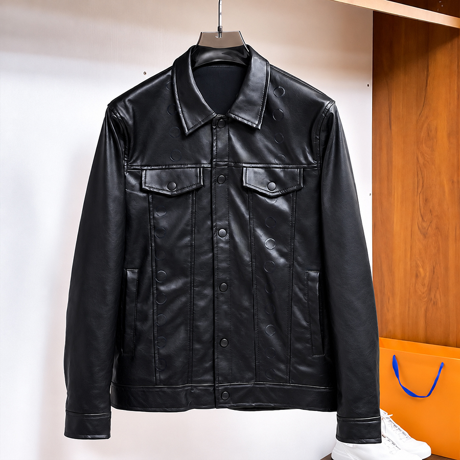 Mens Womens Designer Leather Jacket Womens Gloss Pelle Leather Jacket Coat Flower Letter Group Motorcycle Jackets Windbreaker Fashion Jacket M-3XL