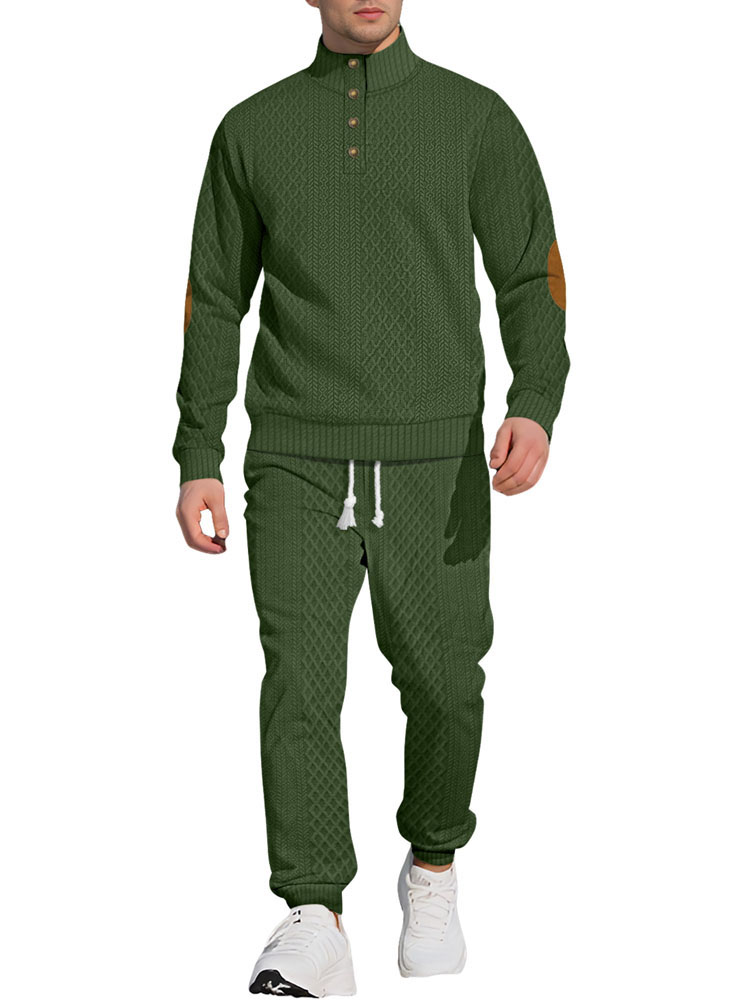 Spring Autumn Men Tracksuits Sets Long Sleeve Hoodie+Jogging Trousers 2 Piece Fitness Running golf vintage Suits Sportswear Casual Clothing