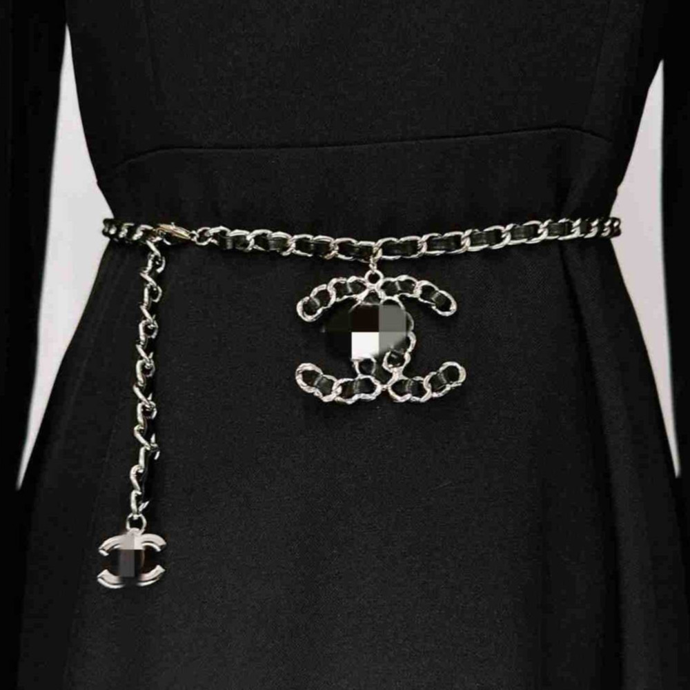 Belts Retro Gold Letter Waist Chain Multi-functional Decorative Dress for Women Denim Belt New Style of Womens Accessories gift QQ