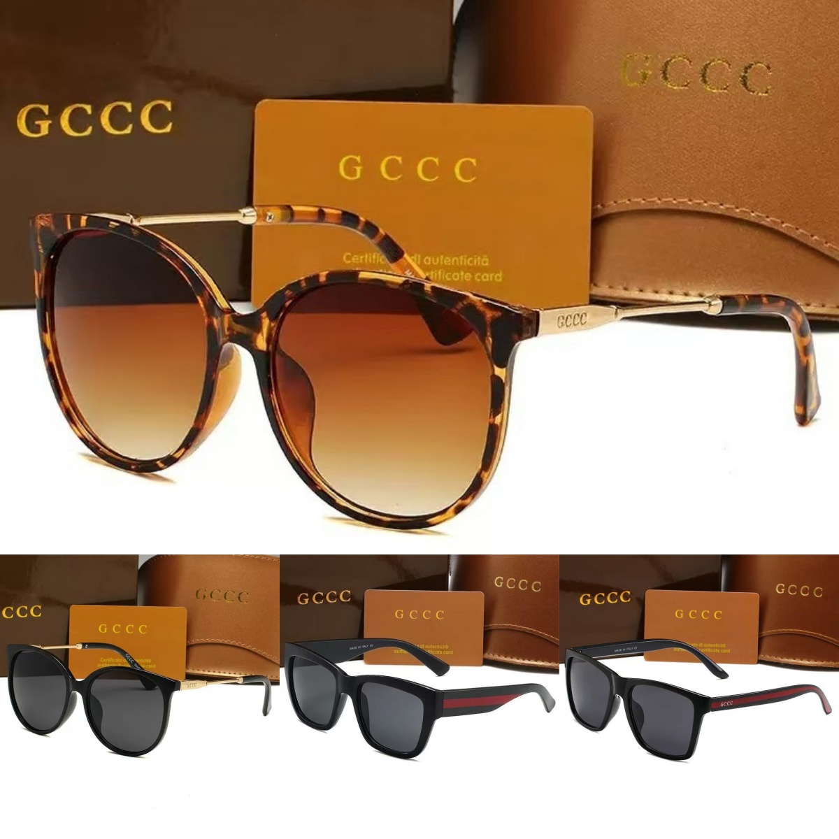 Luxury Vintage Metal Sunglasses Women Men Top Designer Fashion Senior Eyewear Classic Eyeglasses Frame High Grade Hot Selling Sun Glasses With Box