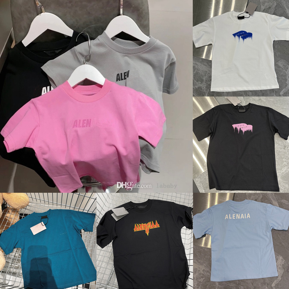 Kids Designer Clothes T Shirts Boys And Girls Letter Printed Short Sleeve Childrens T-shirt Top Fashion Brand Loose Round Neck Pullover Tee Tshir