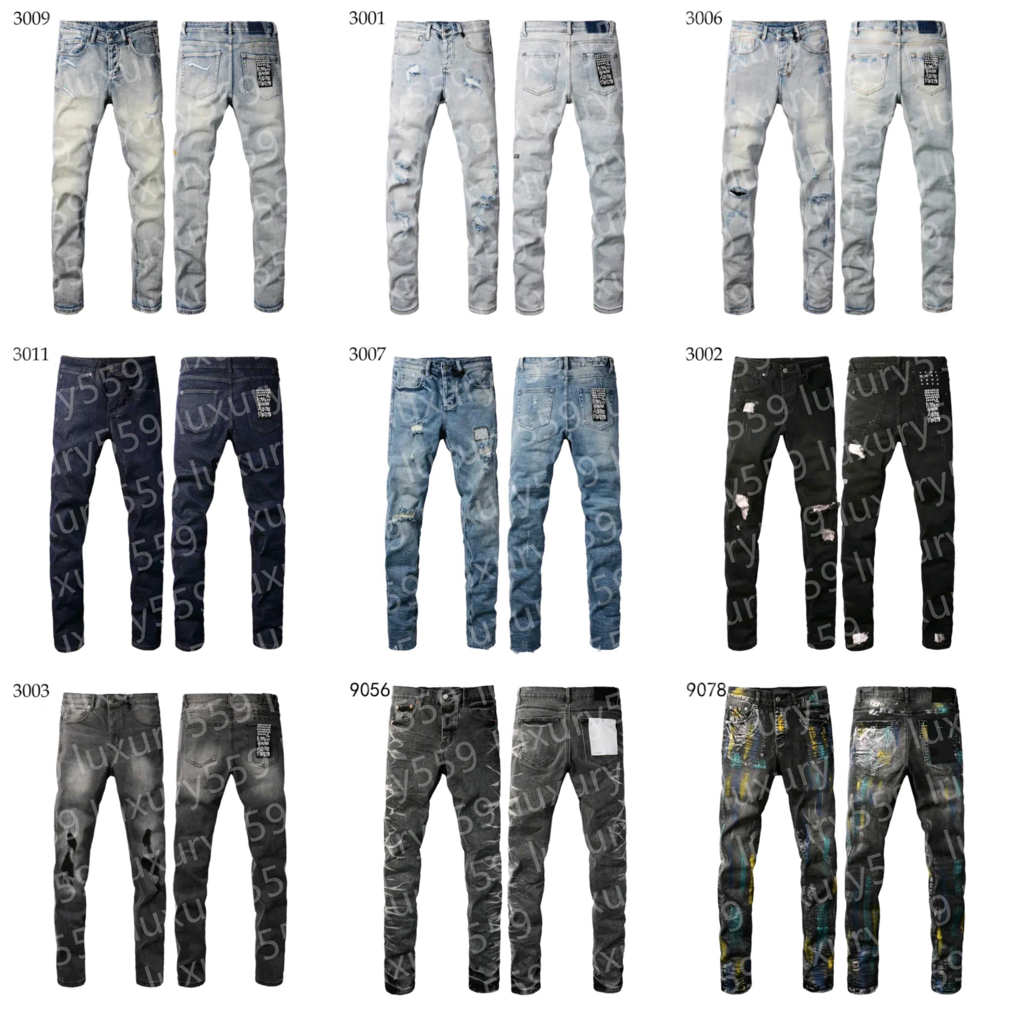 jeans for men designer denim jeans mens high quality streetwear denim pants luxury long pant fashion jeans designer mens Straight print mens jean