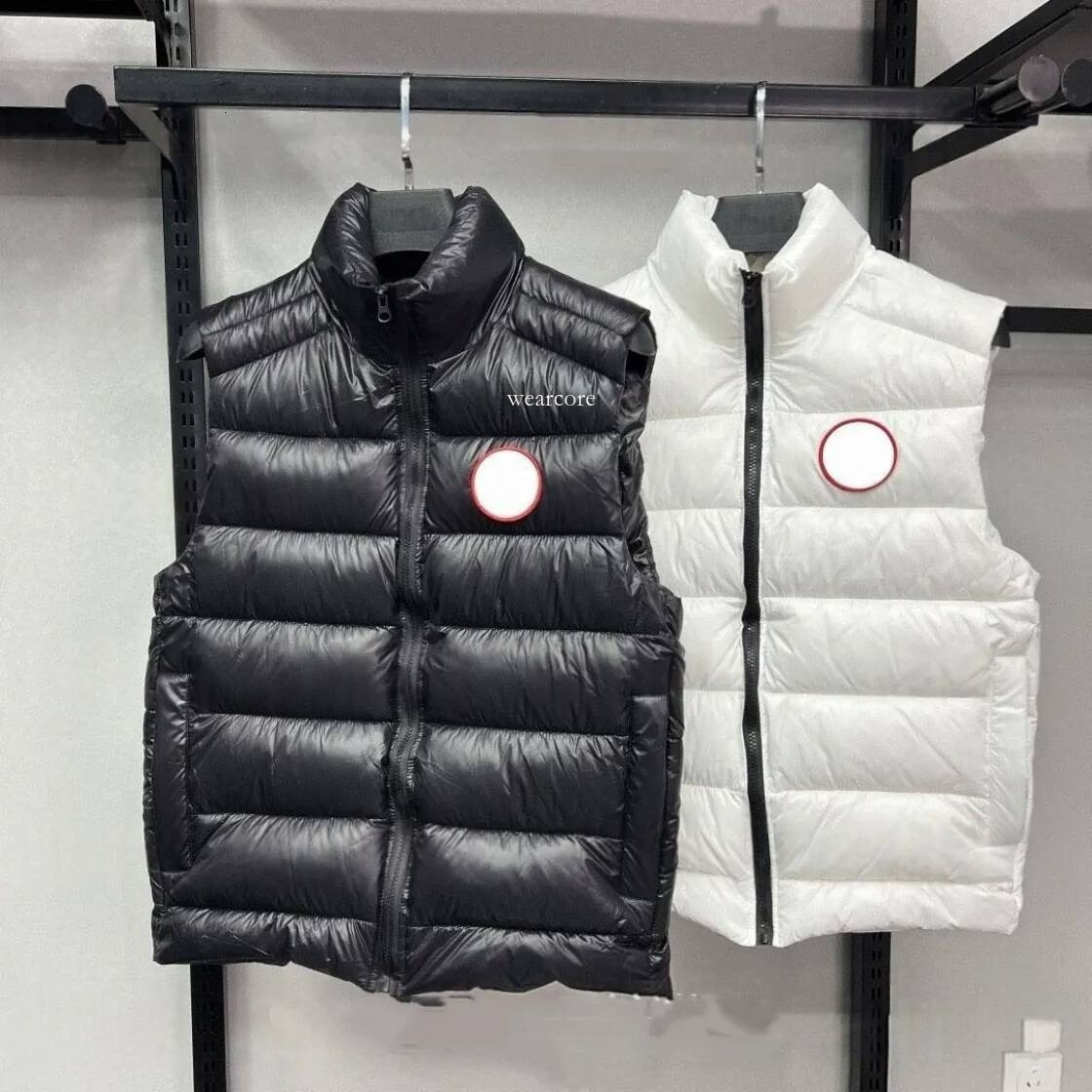 men gooceness gilet Body Warmer Mens Gilet Winter Vest Cotton Jacket Thickened Puffer Insulation Outdoor Sports canada jacket Coat 810