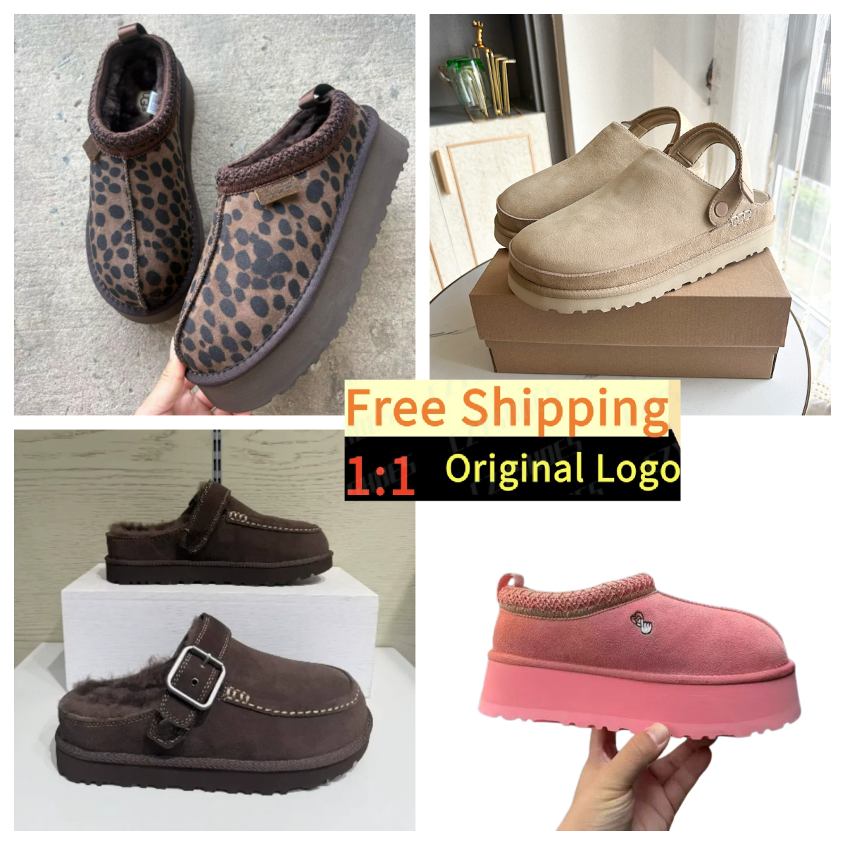 Designer Goldenstar Evelina Clog Slippers Clogs Hi Slides Dad Sandal Golden star Beach Women Men Tazz Tasman Fall Driftwood Chestnut Sand Winter Sum