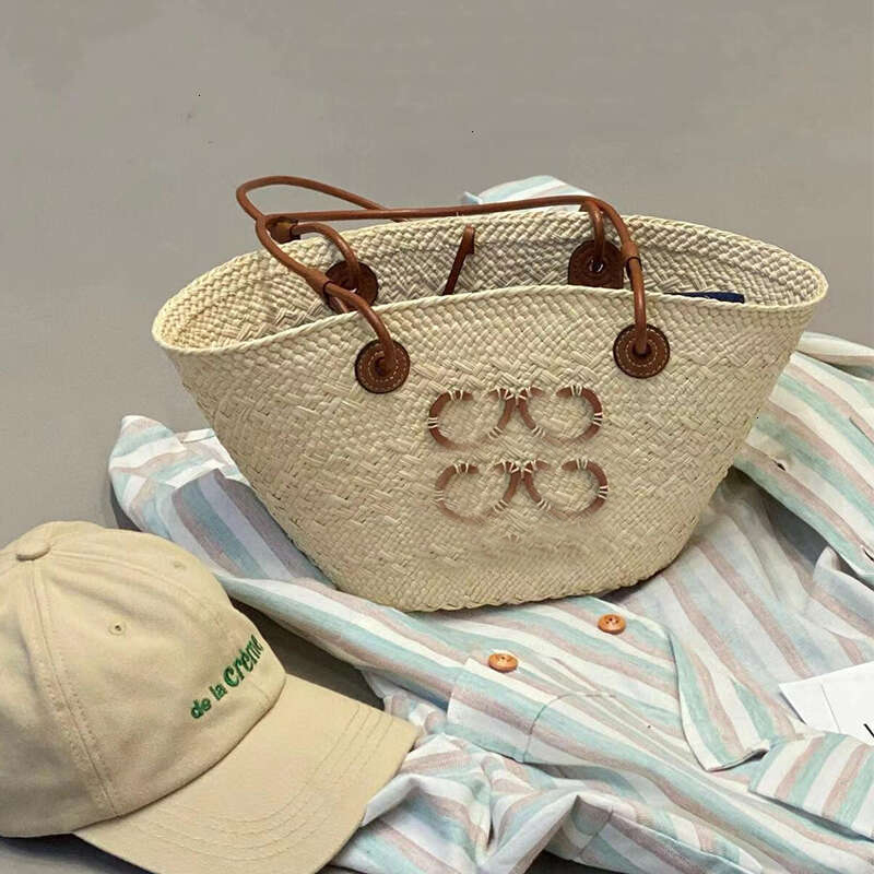Beach Bags Designer Fashion Shoulder Bag Totes Summer Straw Casual Shopping Bag Large Basket Woven Holiday Bag Woman Tote Handbags