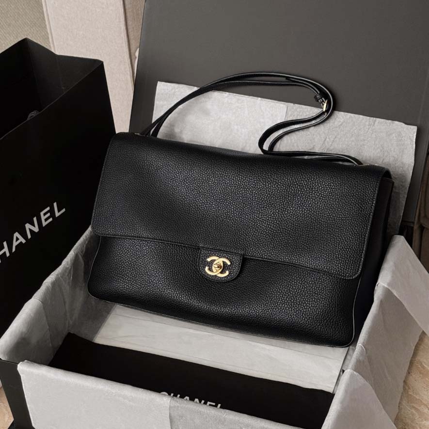 Designer Bag Shoulder Bag Luxury Flap Bag Women Handbag Top-tier Quality Fashion Particle Genuine Leather Tote Retro Gold Buckle Shopping Bag Large