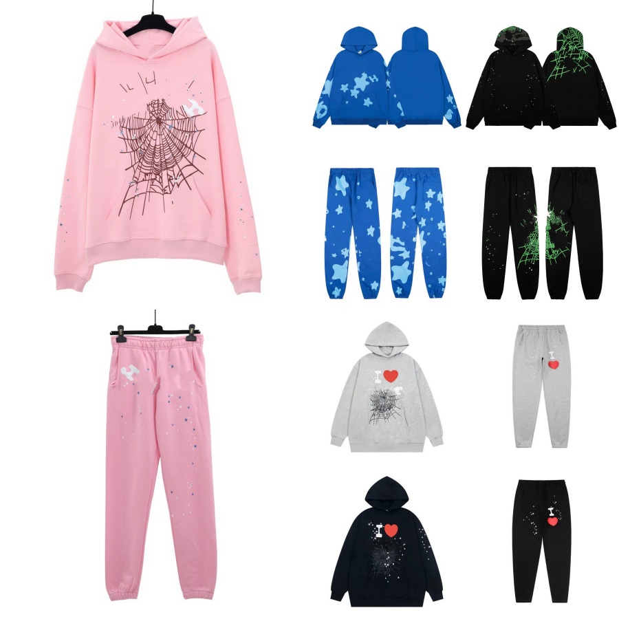 Sweat à capuche à capuche pour hommes et pantalons longs Sweat à capuche pour femme Pull à capuche à manches longues Streetwear Coton Tech Fleece