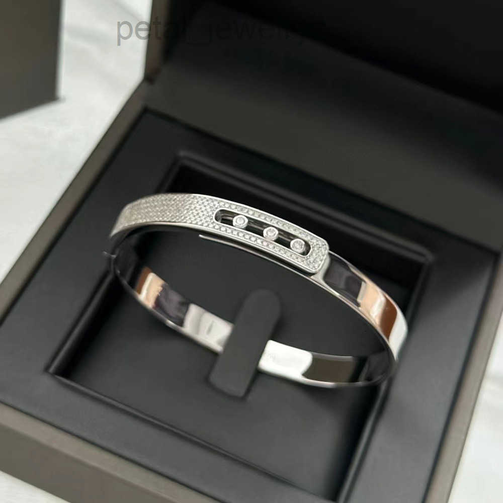 Charm Bracelets Bangle 925 Silver Bracelet Designer Move Series Bracelet Hard Body Chain Designer Bracelet Exquisite Designer Jewelry Womens Diamond