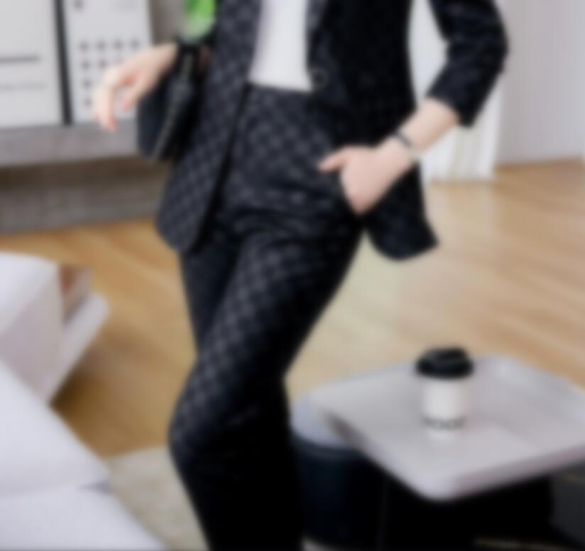 designer blazer pants women's business fashion formal trousers spring summer matching blazer