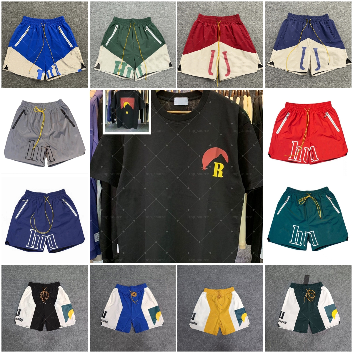 Haute qualité designer hommes shorts designer hommes chemises survêtement chemises mode ample et confortable être populaire nouveau style